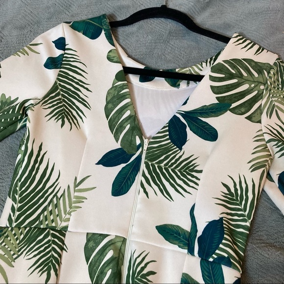 🌿ASOS Fern and Palm Leaf Dress - Picture 4 of 8